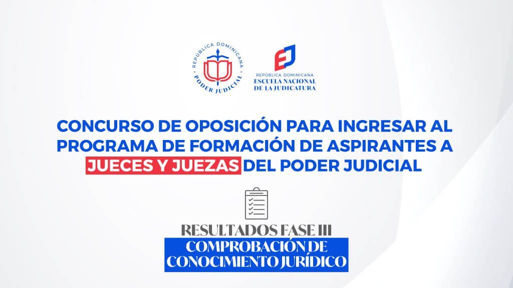 concurso de Oposición para Ingresar al Programa de Formación de Aspirantes a Jueces y Juezas del Poder Judicial : Brand Short Description Type Here.