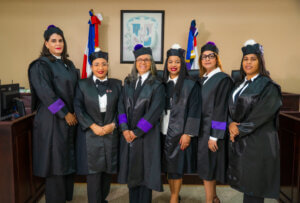 Tribunales del Departamento Judicial de Montecristi alcanzan el 97 % de sus salas sin retardo judicial